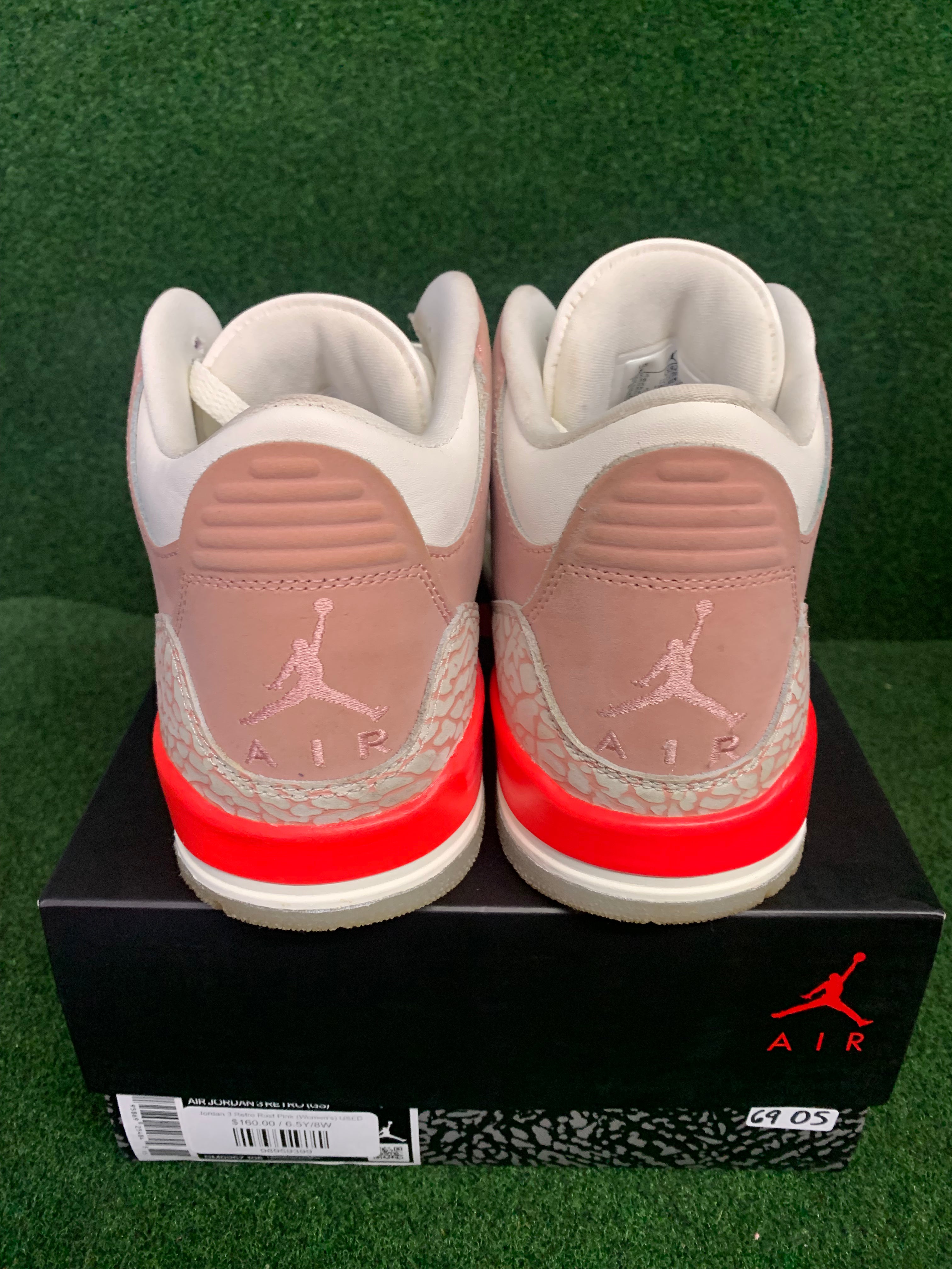 Jordan 3 Retro Rust Pink (Women's) USED