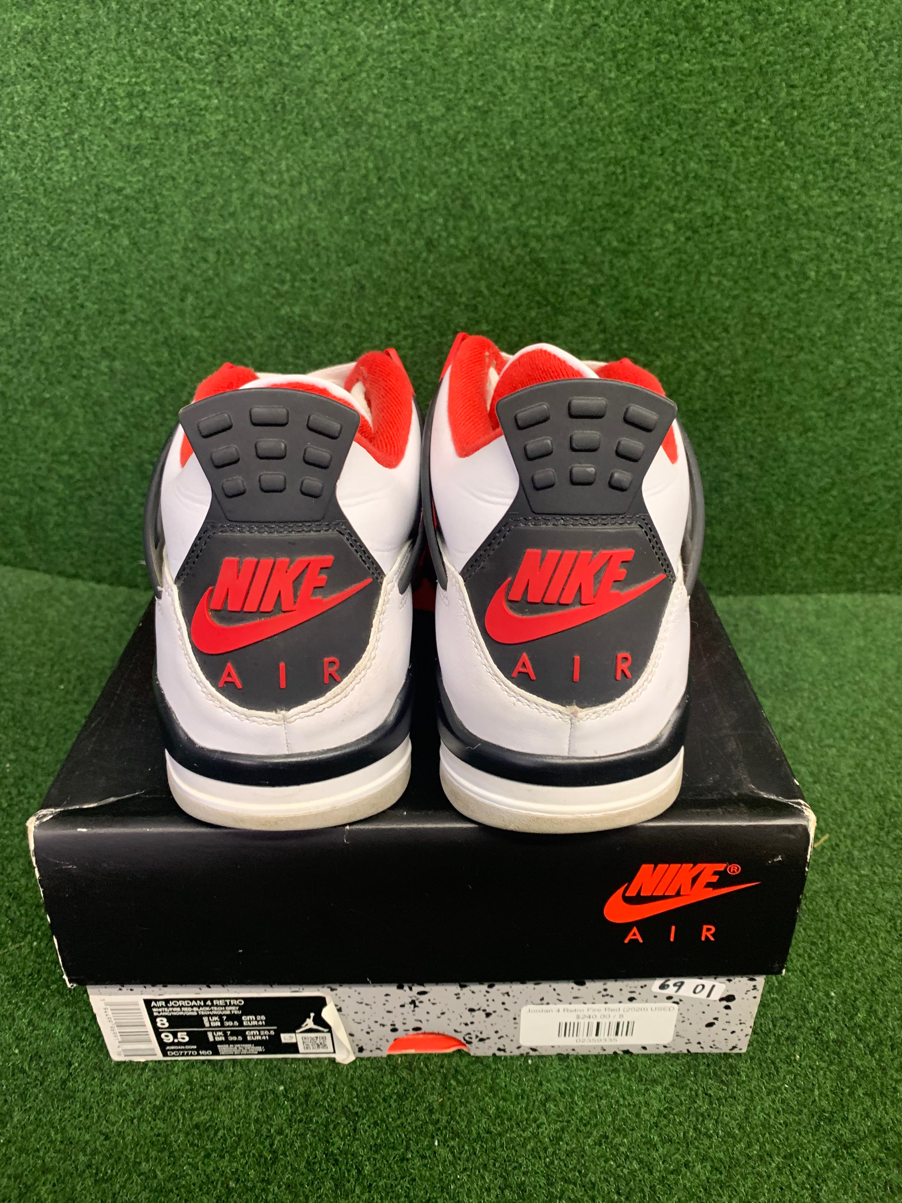 Jordan 4 Retro Fire Red (2020) USED