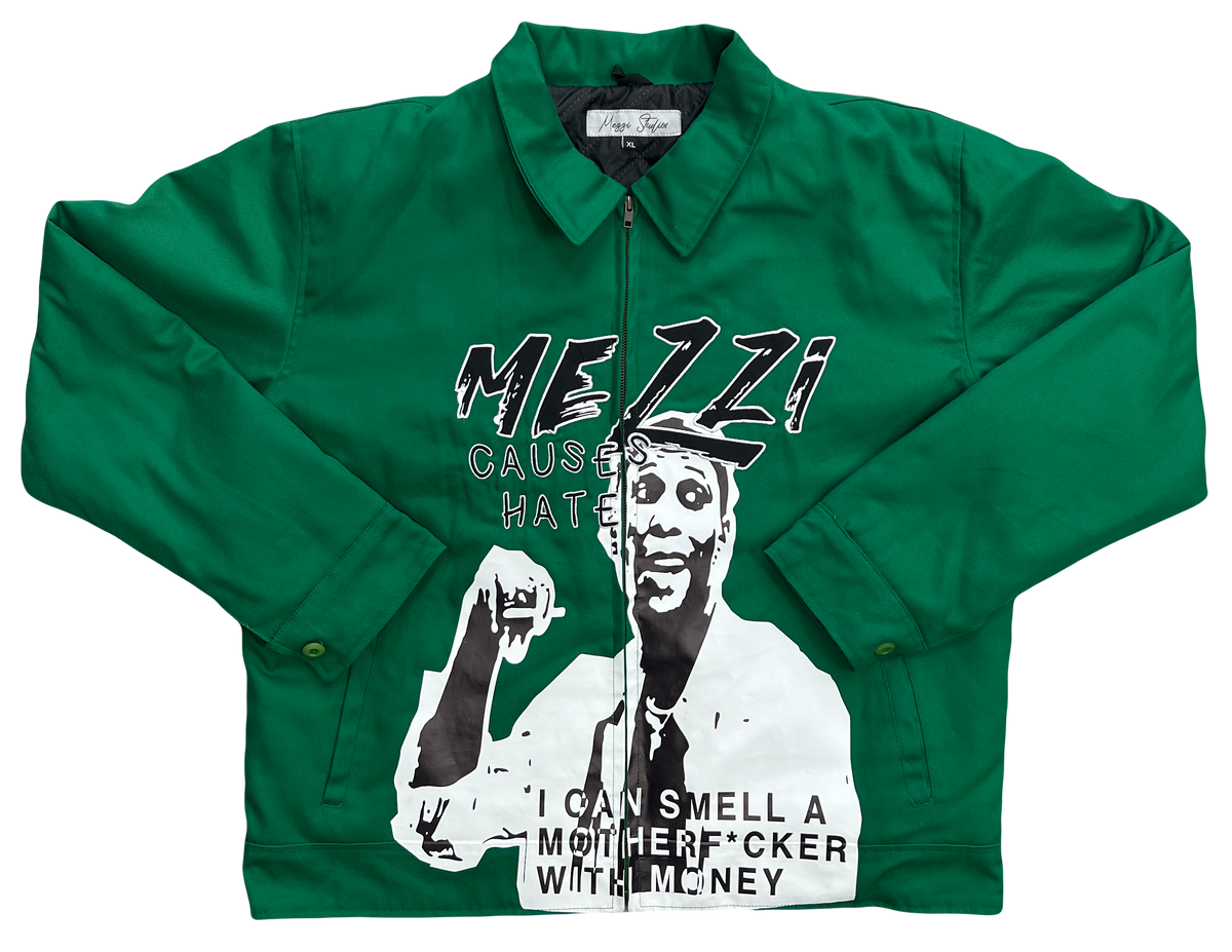 Mezzi Causes Hate Green Worker jacket