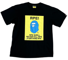 Bape Ape shall never kill t shirt - By a Bathing Ape