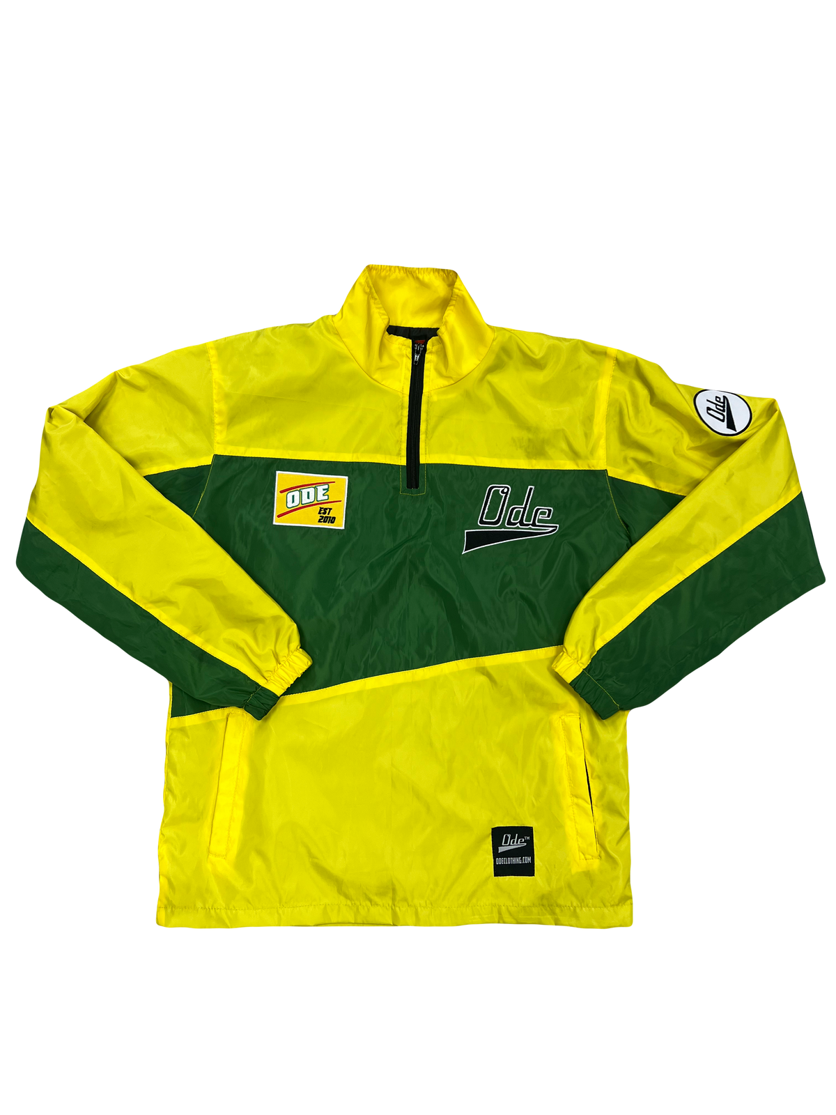 ODE Brand Brazil Quarter zip Windbreaker