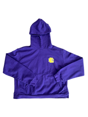 Eric Emanuel EE Basic Hoodie Purple/Yellow Logo