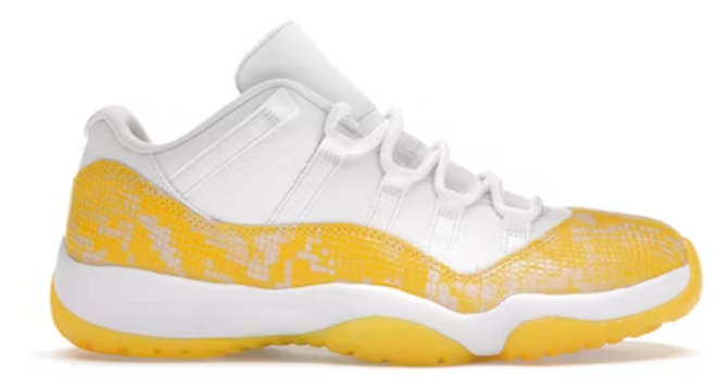 Jordan 11 Retro Low Yellow Snakeskin (Women's)