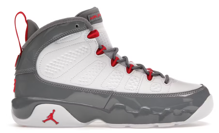 Jordan 9 Retro Fire Red (GS) USED