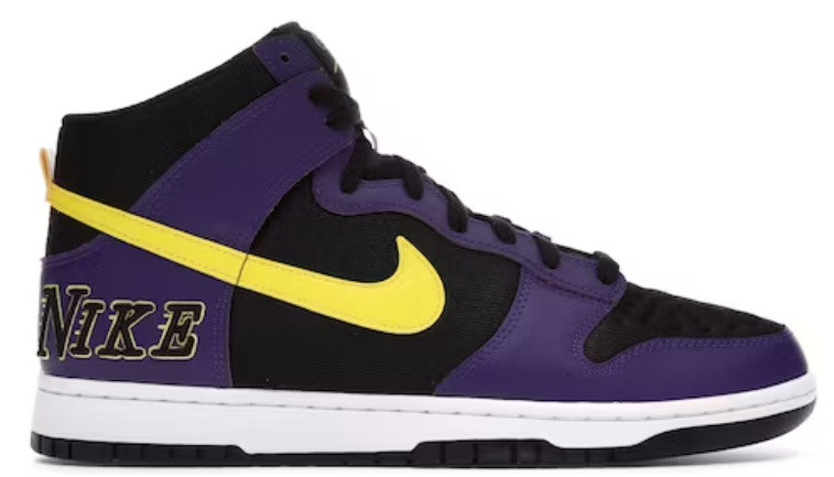 Nike Dunk High EMB Lakers