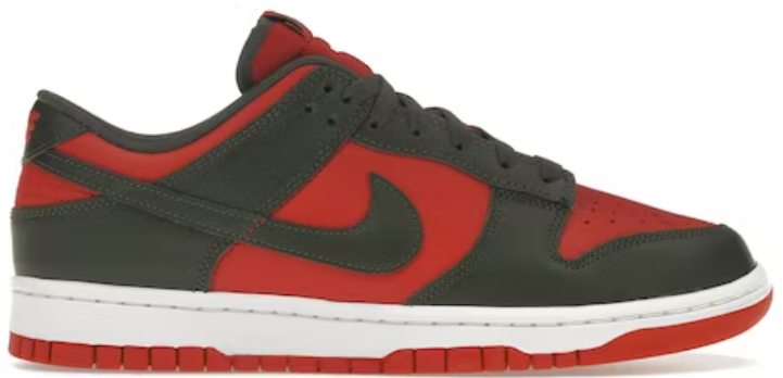 Nike Dunk Low Mystic Red Cargo Khaki