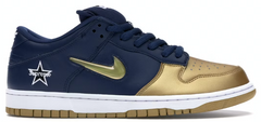 Nike SB Dunk Low Supreme Jewel Swoosh Gold USED