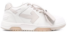 OFF-WHITE Out Of Office Low Tops White Beige