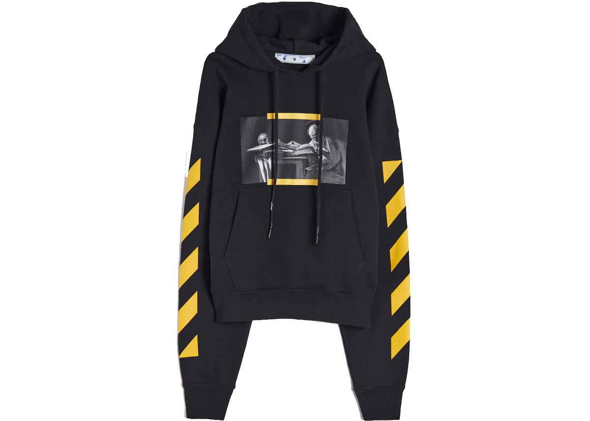 OFF-WHITE Caravaggio Painting Hoodie Black/Yellow