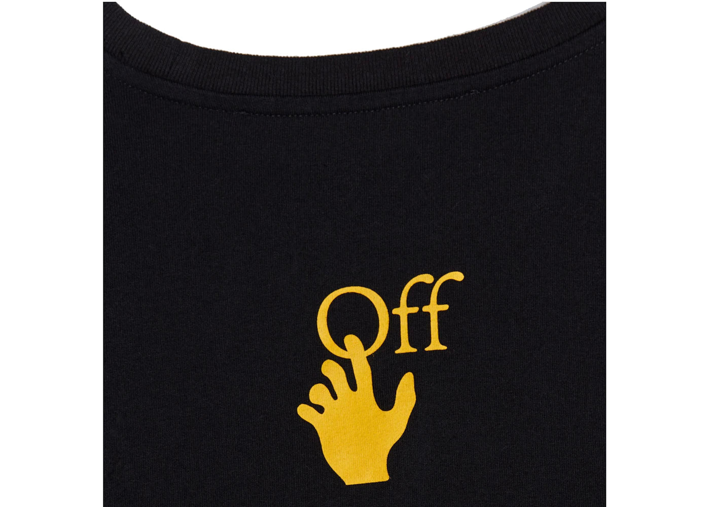 OFF-WHITE Caravaggio Painting L/S T-shirt Black/Yellow