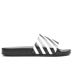 OFF-WHITE C/O VIRGIL ABLOH DIAG SLIDERS - BLACK/WHITE