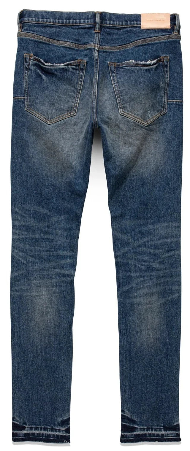 Purple Brand Indigo Blowout Released Hem Jeans