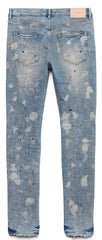 Purple Brand LOW RISE SKINNY Jeans - Light Acid Bleach