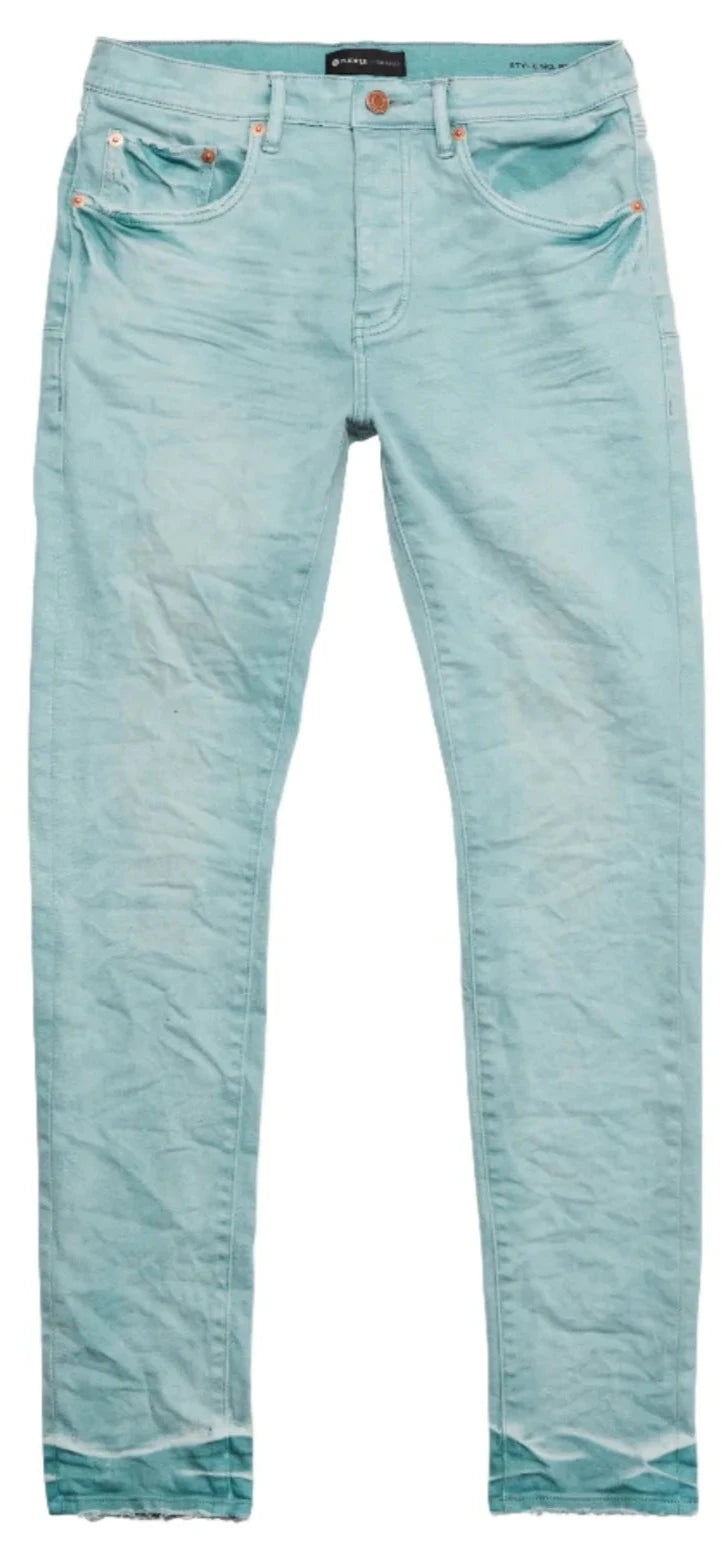 Purple Brand Light Turquoise Overdye Jeans