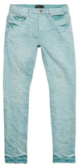 Purple Brand Light Turquoise Overdye Jeans