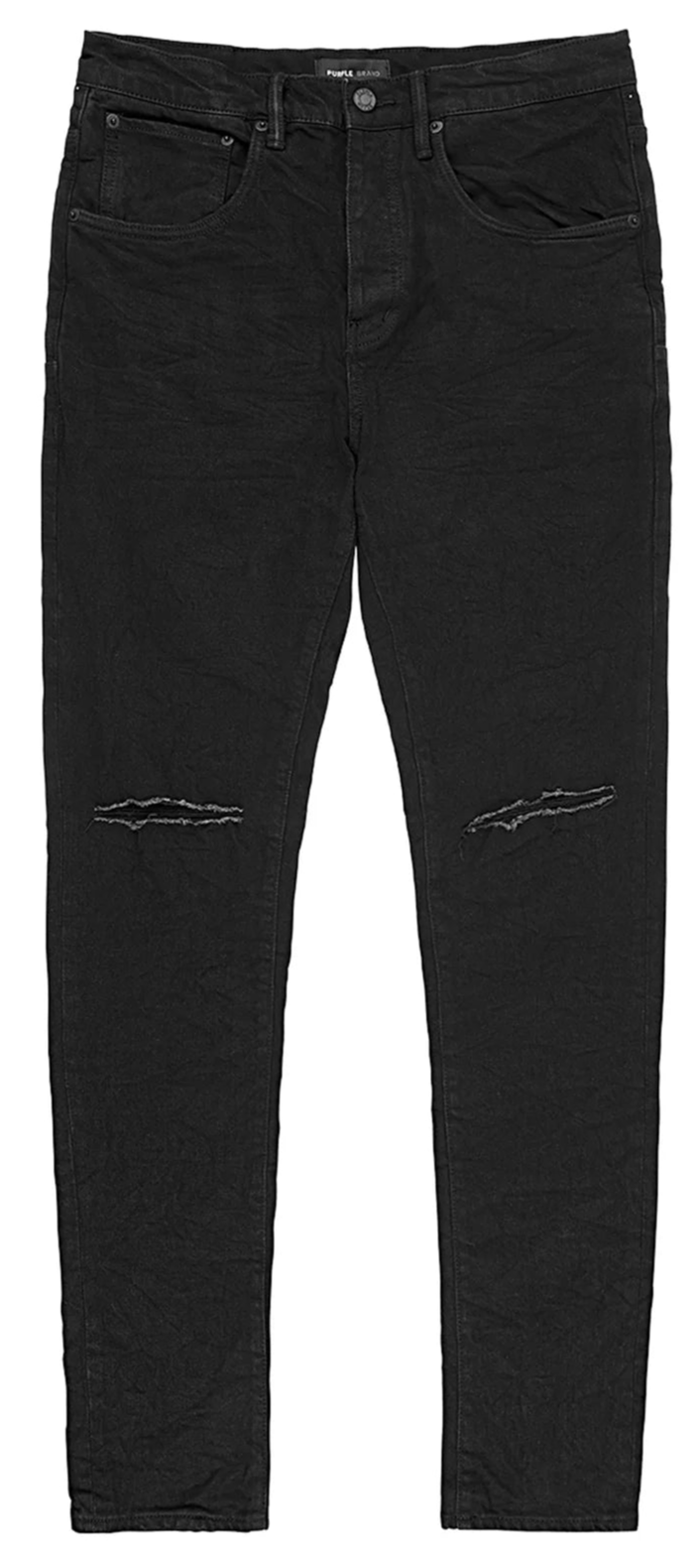 Purple Brand Black Rinse Wash Jeans