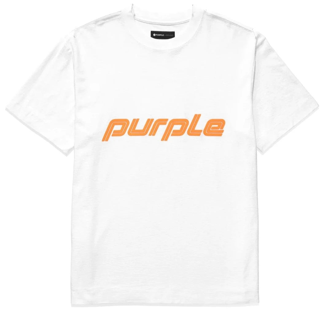 Purple Brand Double Stripe Coconut White