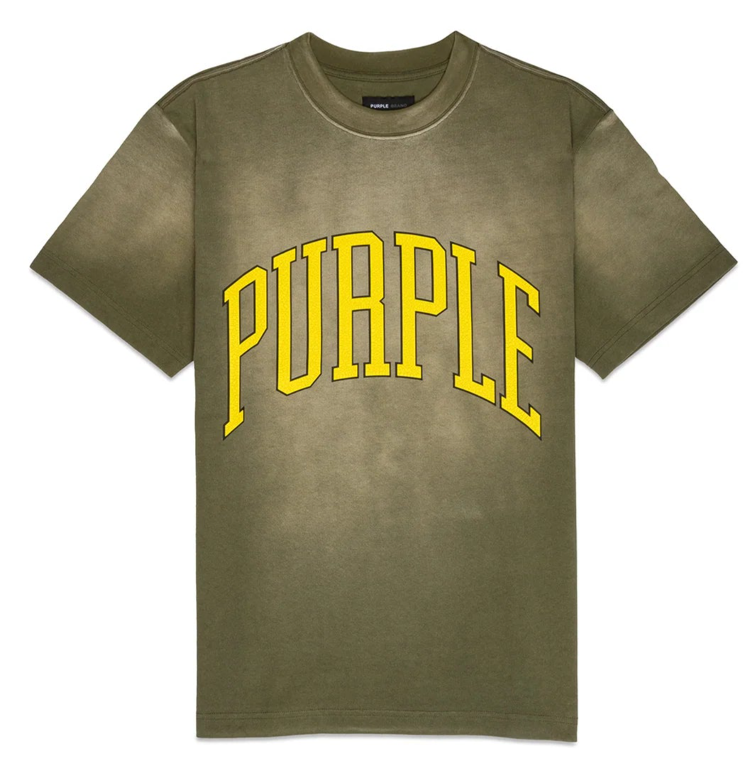 Purple Brand Collegiate T-Shirt Green