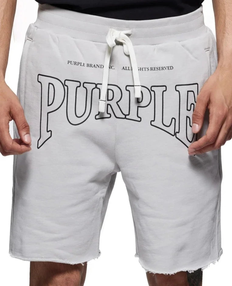 Purple Brand - Team Purple Gray Sweatshorts