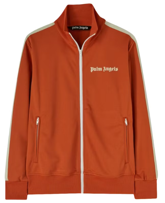 Palm Angels Classic Track Jacket Brick Red/Off White