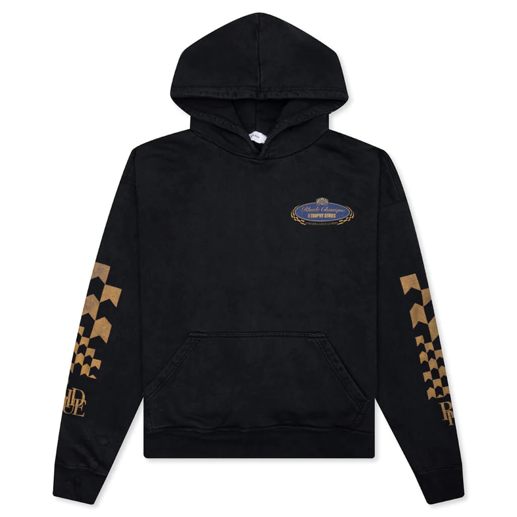 RHUDE TROPHY SERIES HOODIE - BLACK