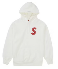 Supreme S Logo Hooded Sweatshirt (FW20) White