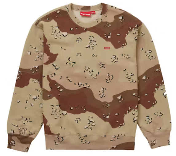 Supreme Small Box Crewneck (FW20) Chocolate Chip Camo