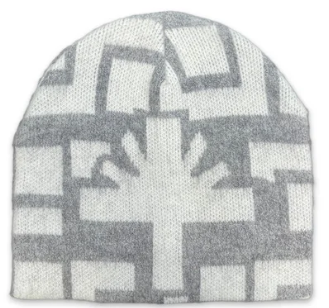 VERTABRAE BEANIE "GREY & WHITE"