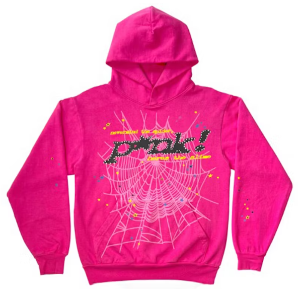 Sp5der P*NK Hoodie Pink