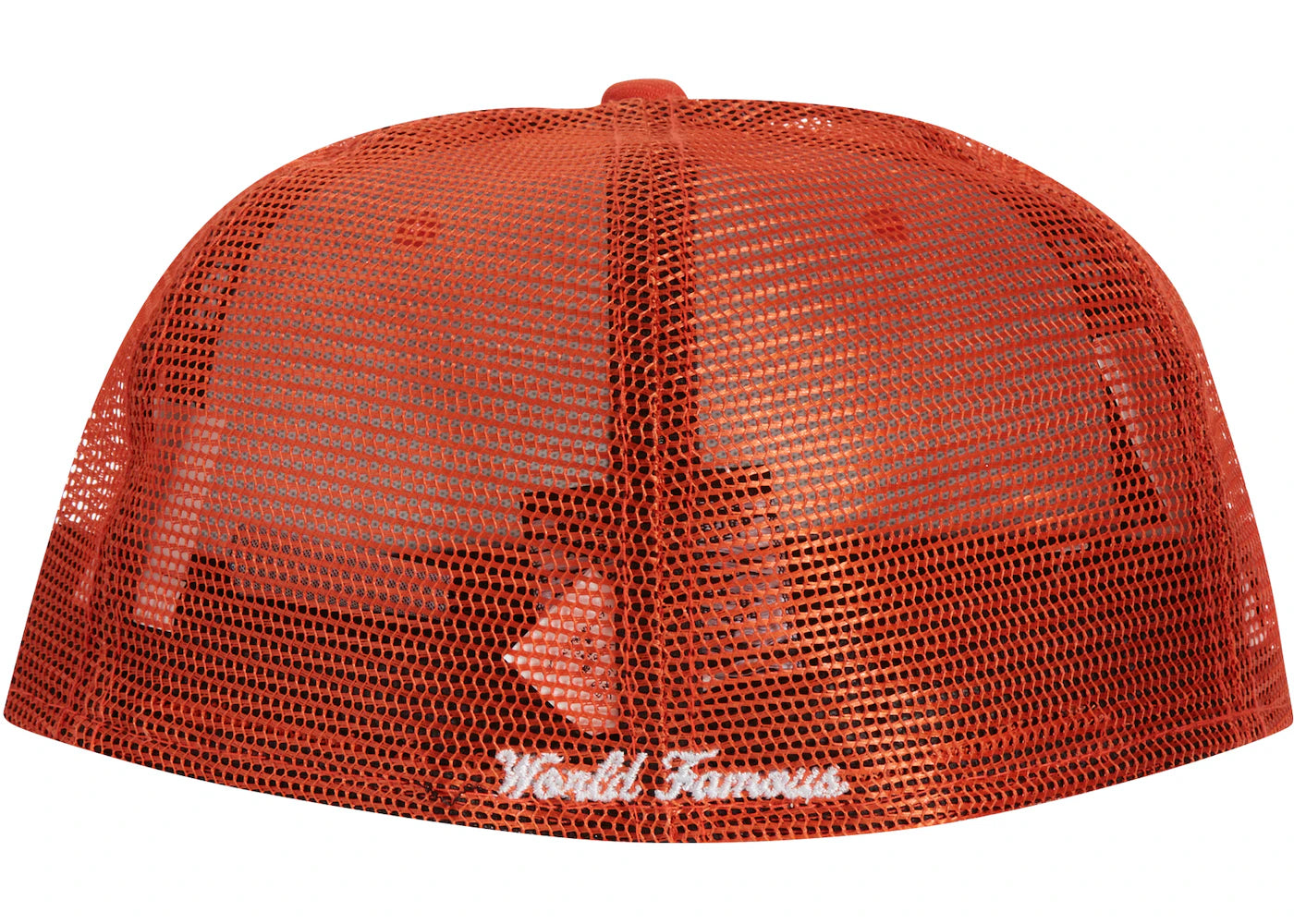 Supreme Box Logo Mesh Back New Era Hat (SS23) Orange