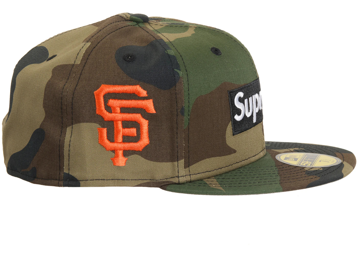 Supreme MLB Teams San Francisco Box Logo New Era 59Fifty Fitted Cap