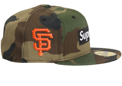 Supreme MLB Teams San Francisco Box Logo New Era 59Fifty Fitted Cap