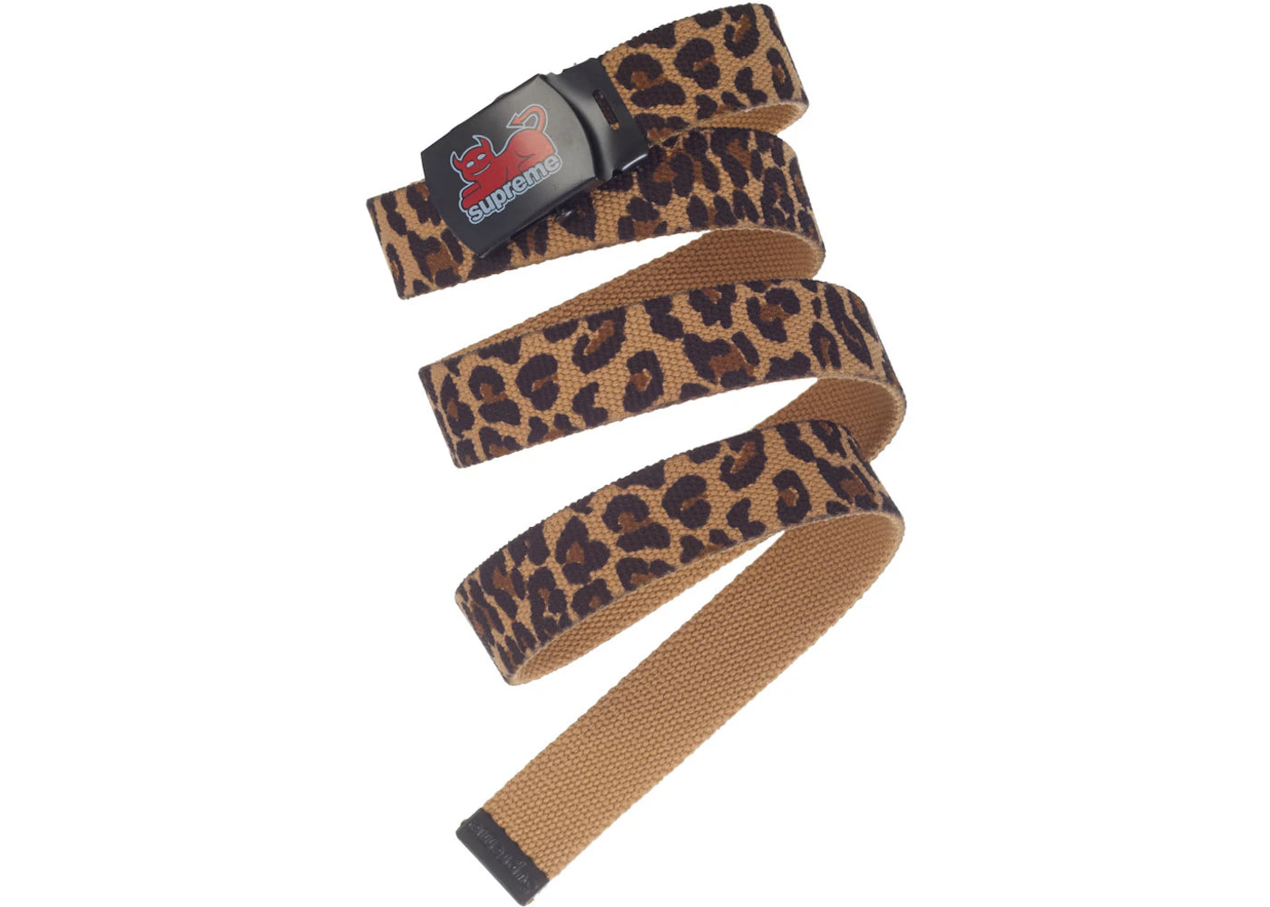 Supreme Toy Machine Webbing Belt Leopard