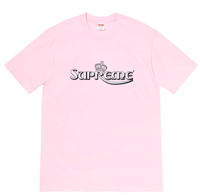 Supreme Crown Tee Light Pink