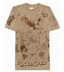 Supreme Downtown Tee Khaki