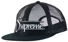 Supreme Mesh 6-Panel Black