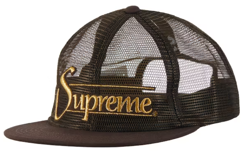 Supreme Mesh 6-Panel Brown