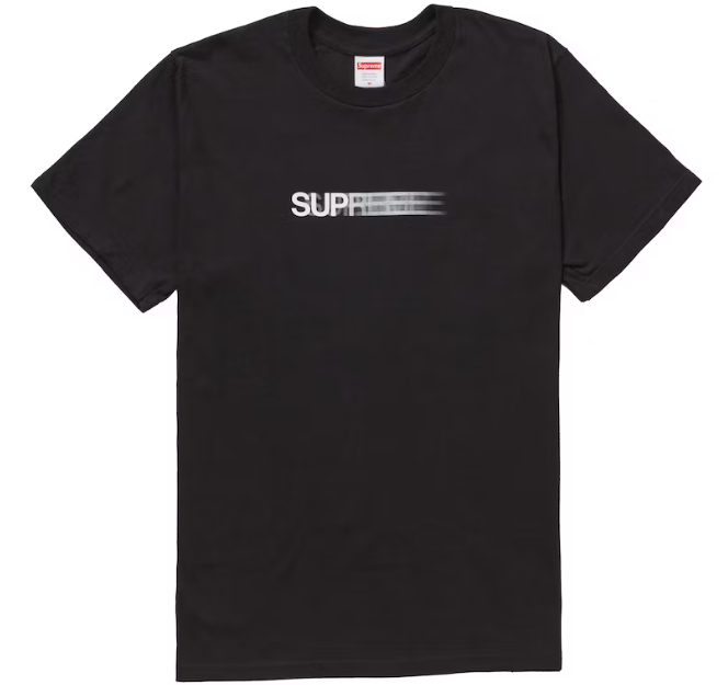 Supreme Motion Logo Tee Black