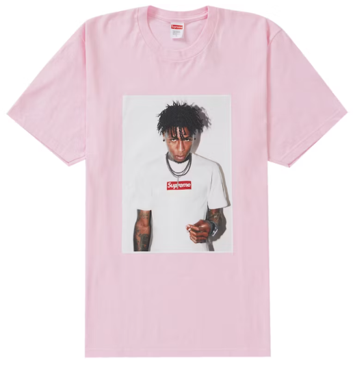 Supreme NBA Youngboy Tee Light Pink