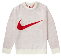 Supreme Nike Swoosh Sweater White