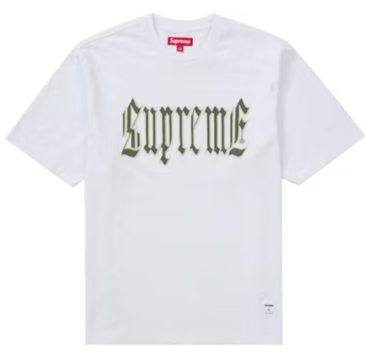 Supreme Old English S/S Top (SS24) White