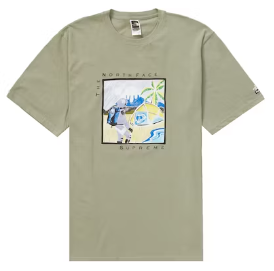 Supreme The North Face Sketch S/S Top Sage