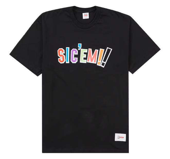 Supreme WTAPS Sic'em! Tee Black