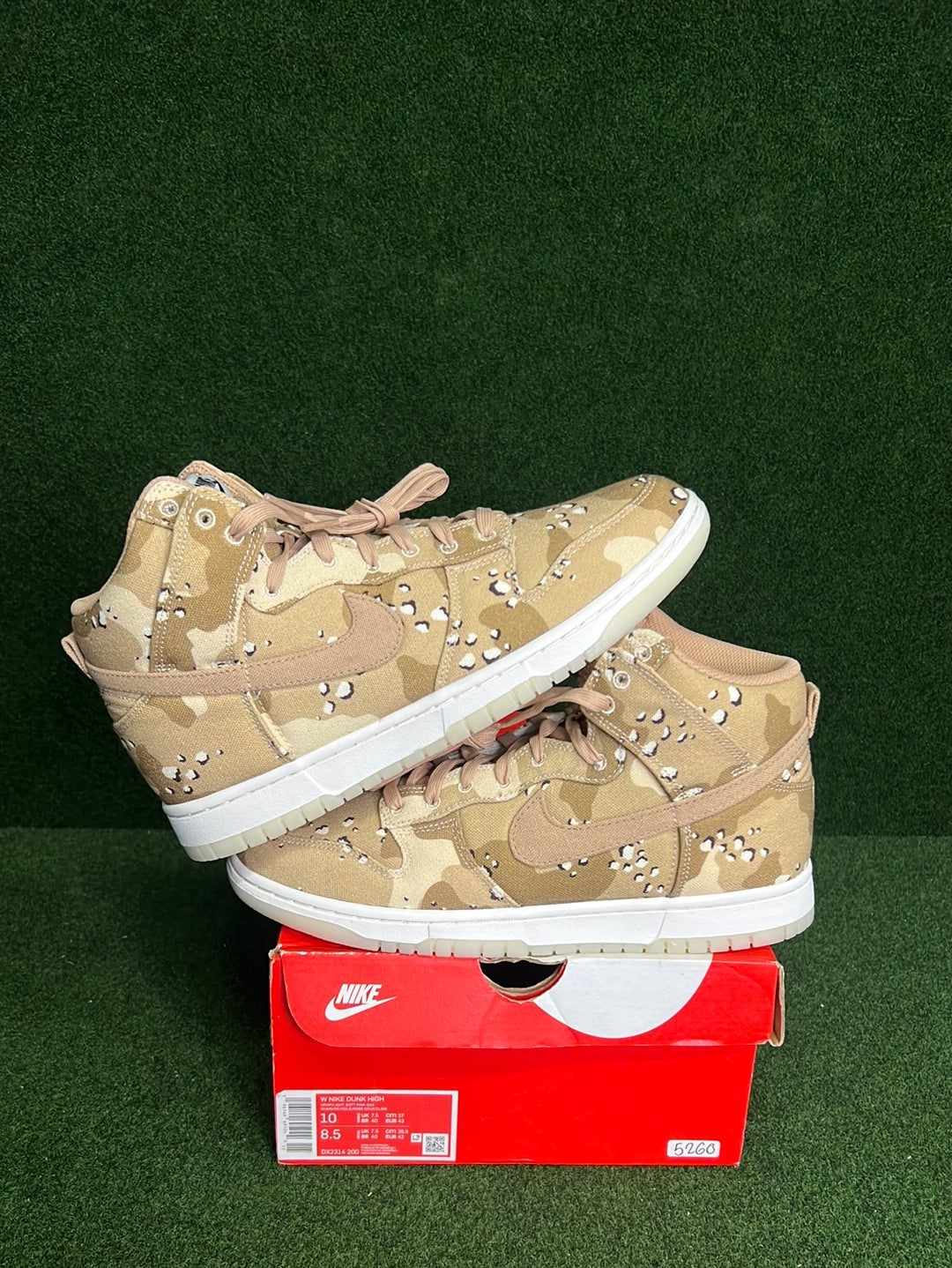 Nike Dunk High Desert Camo (Women's) USED