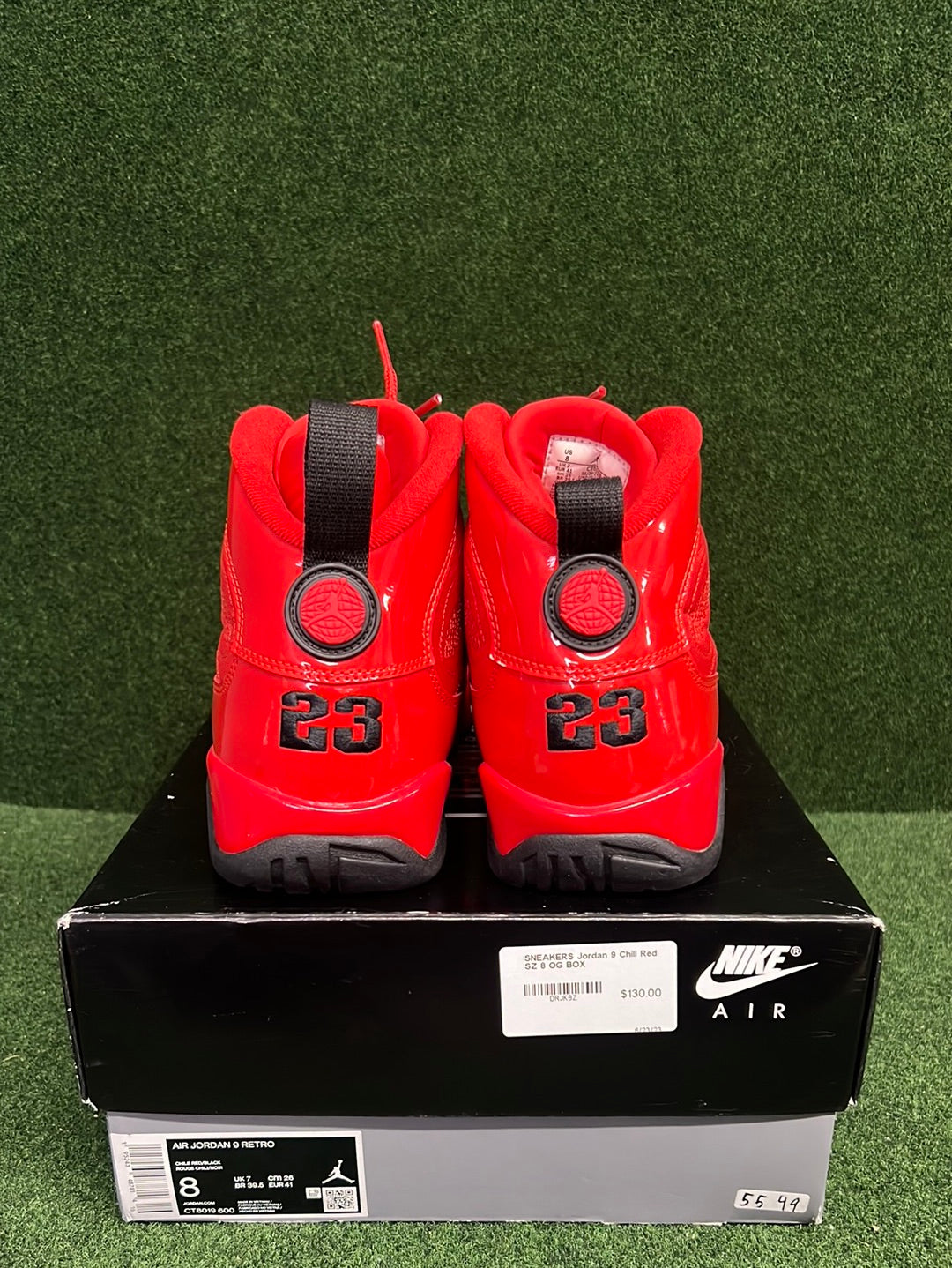 Jordan 9 Retro Chile Red USED