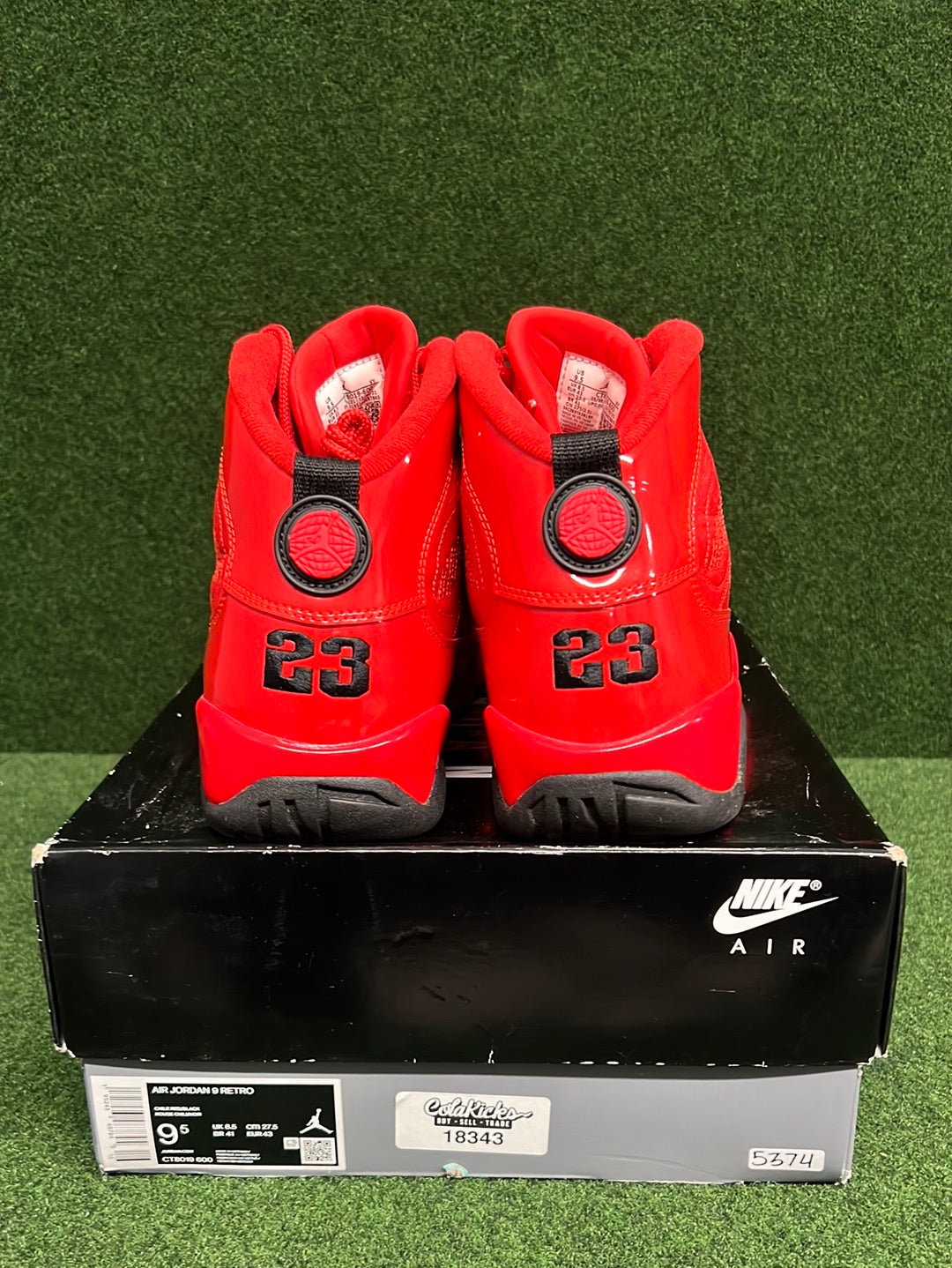 Jordan 9 Retro Chile Red USED