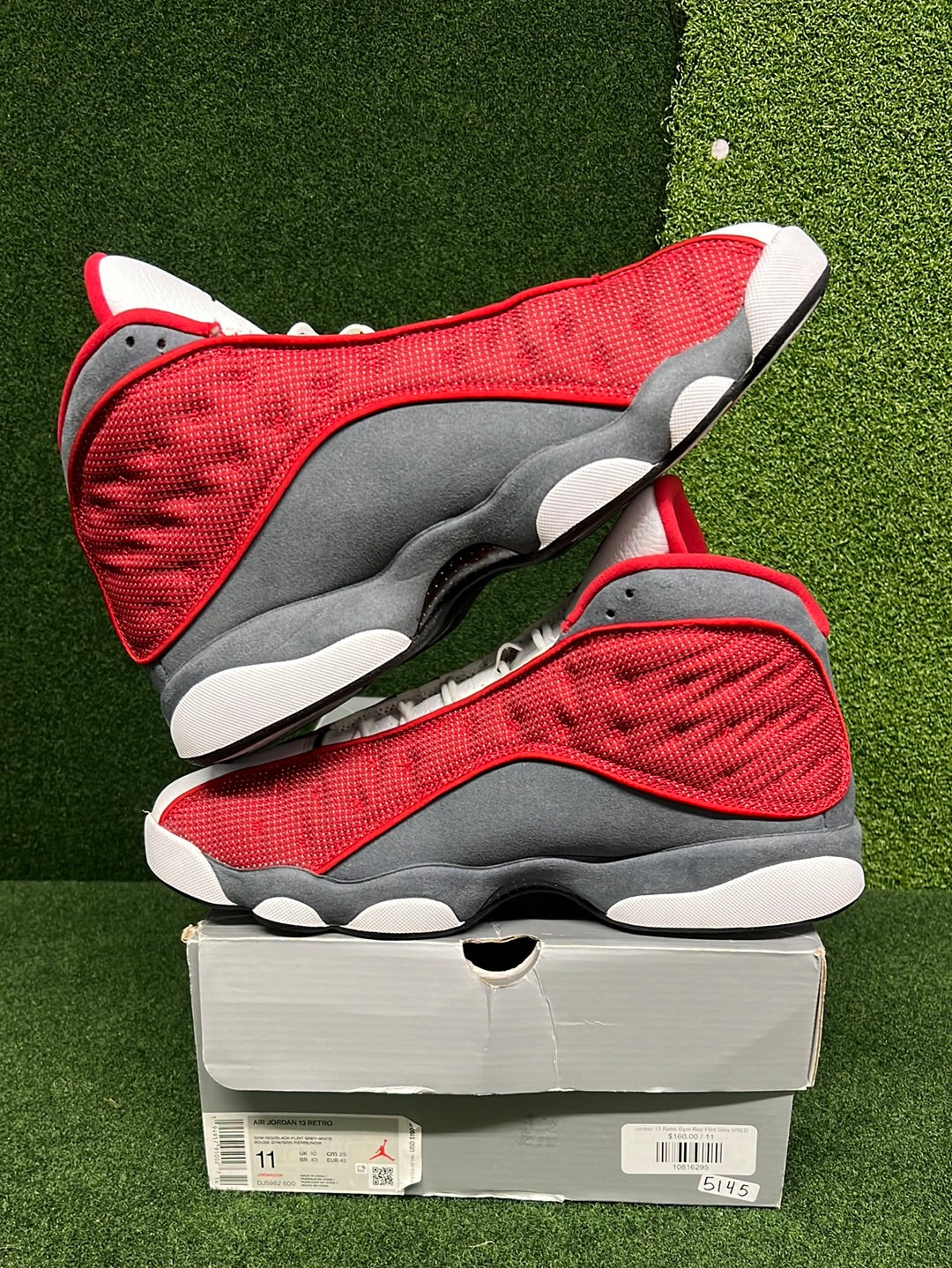 Jordan 13 Retro Gym Red Flint Grey USED