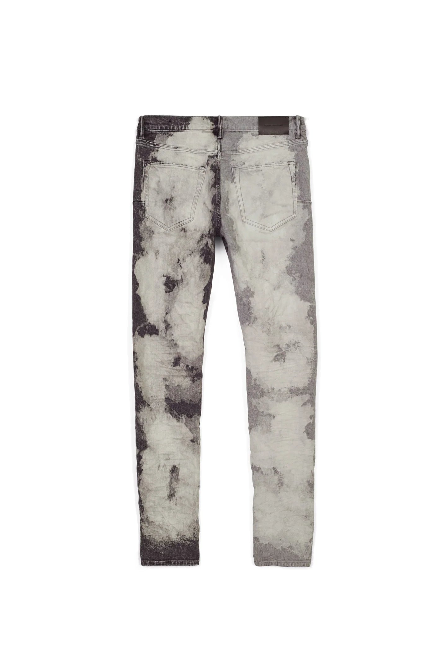 Purple Brand P001 LOW RISE SKINNY JEAN - Two Tone Bleach Grey