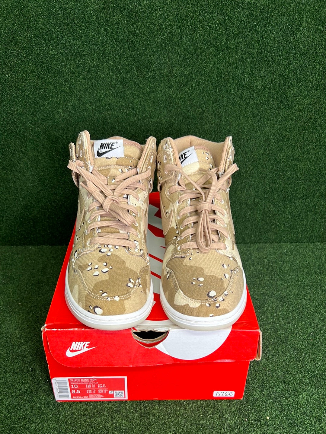 Nike Dunk High Desert Camo (Women's) USED