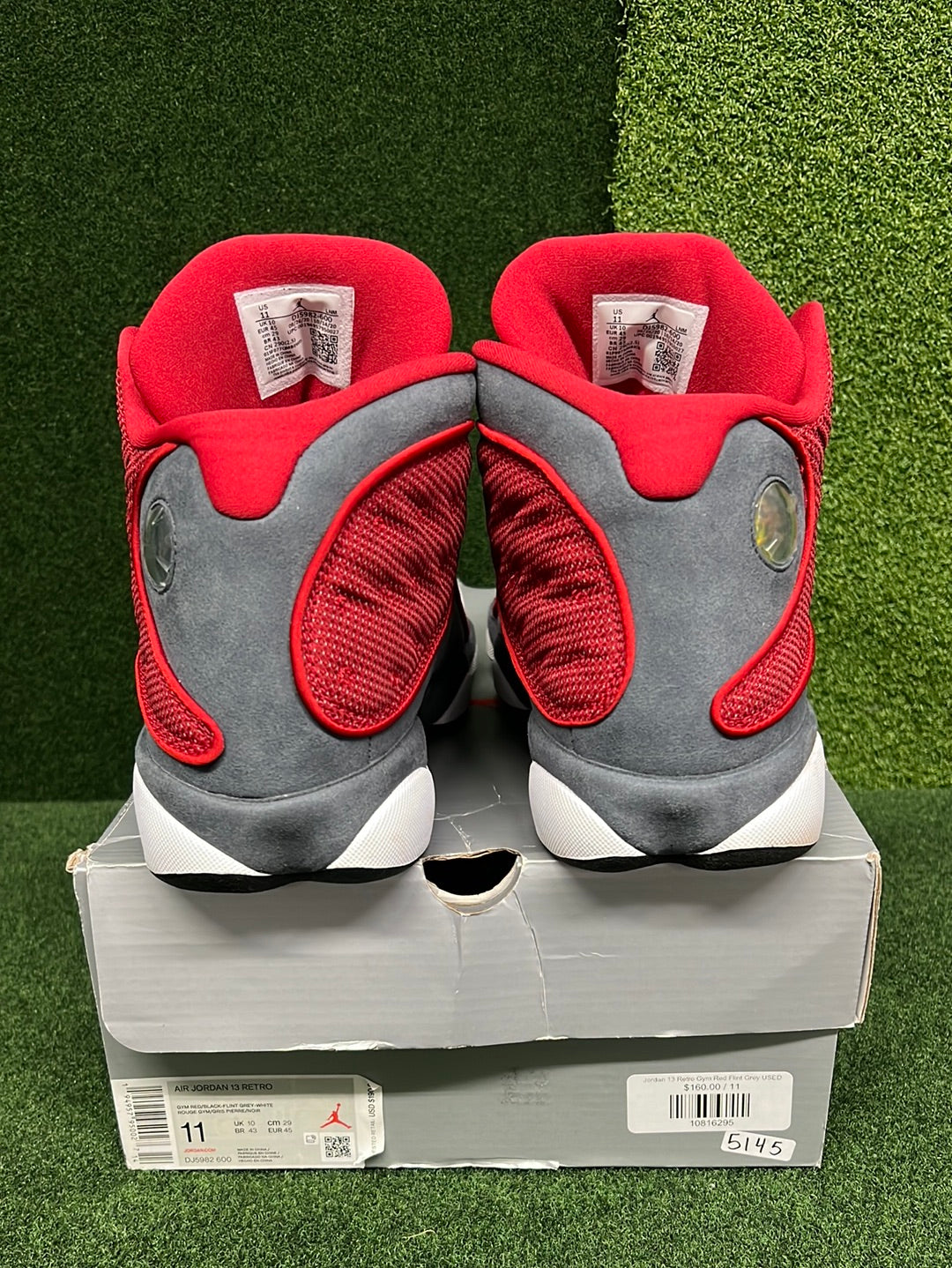 Jordan 13 Retro Gym Red Flint Grey USED